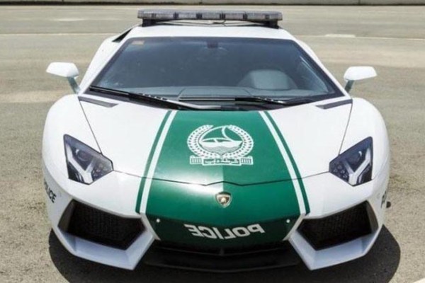 Even the cops had to upgrade to Lamborghinis.