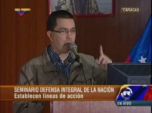 Arreaza acusó a la oposición de tener vínculos con las mafias del contrabando