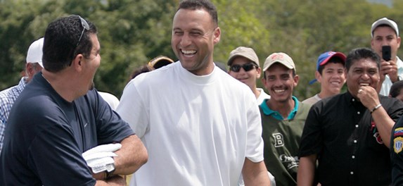 El día que Derek Jeter estuvo en Venezuela y no te enteraste (Fotos)