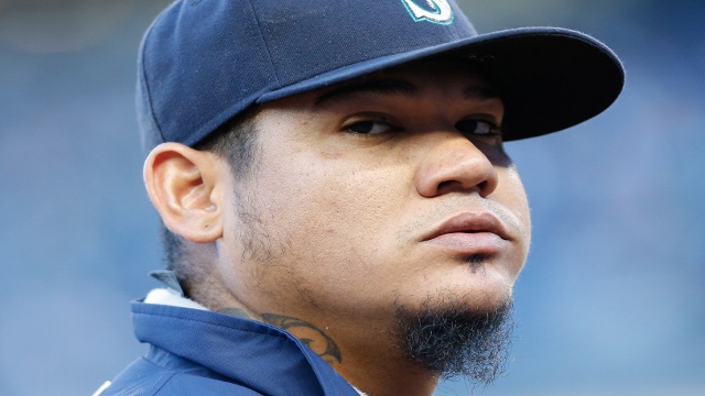 Félix Hernández se creció ante los Angelinos de Los Angeles de Anaheim