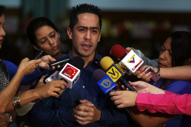 Handout file photo of slain Venezuelan lawmaker Serra in Caracas