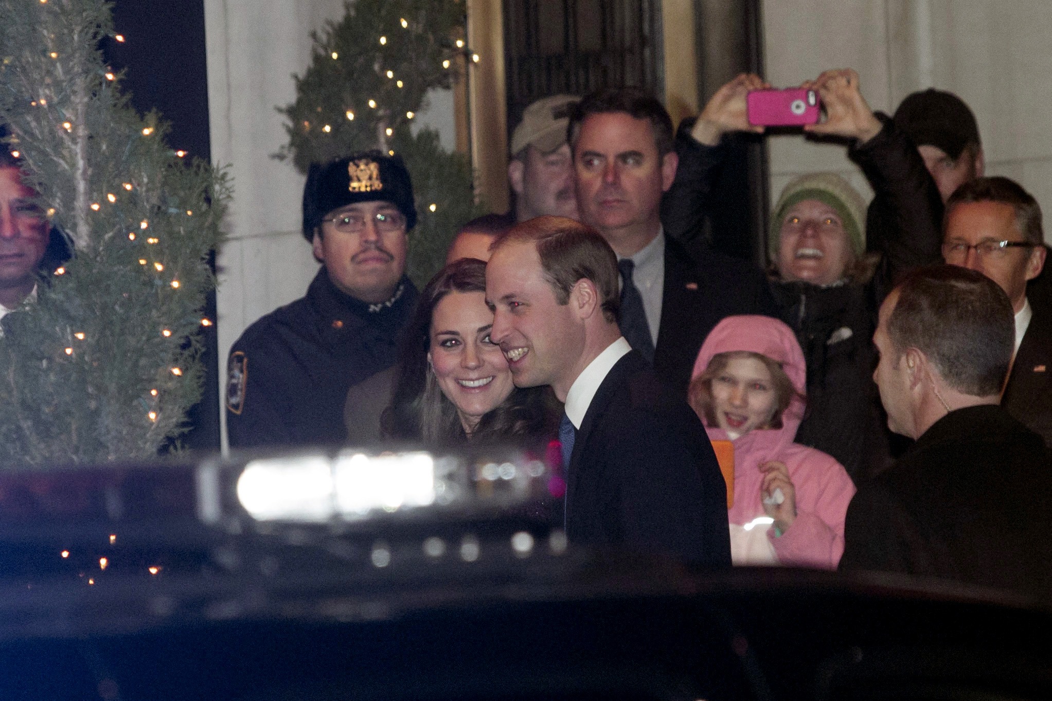 Guillermo y Kate llegaron a Nueva York (Fotos)