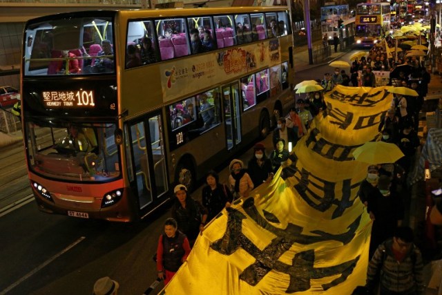 HONG KONG-CHINA-POLITICS-DEMOCRACY