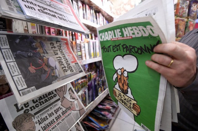 FRANCE-ATTACKS-CHARLIE-HEBDO-MAGAZINE-NEWSAGENTS