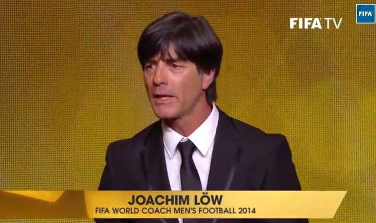 Joachim Löw, elegido mejor entrenador de 2014