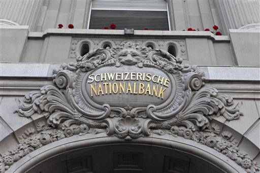 Foto: La fachada del Banco Nacional de Suiza en Berna / AP