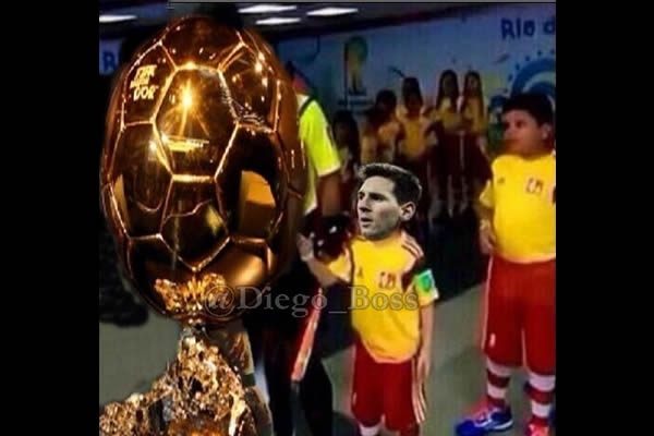 ¡Imperdible! Los mejores memes del Balón de Oro 2015