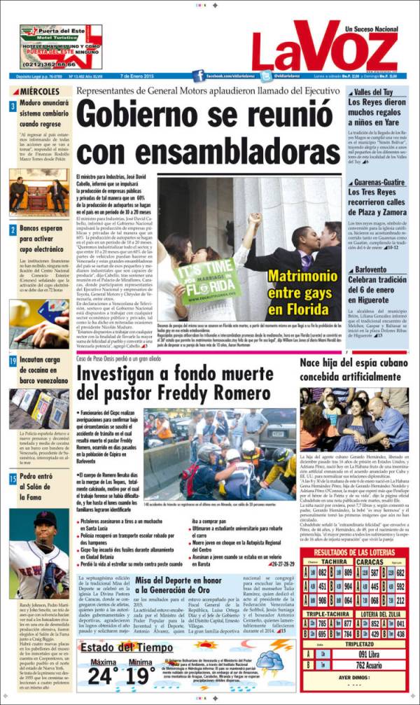 PORTADA LA VOZ