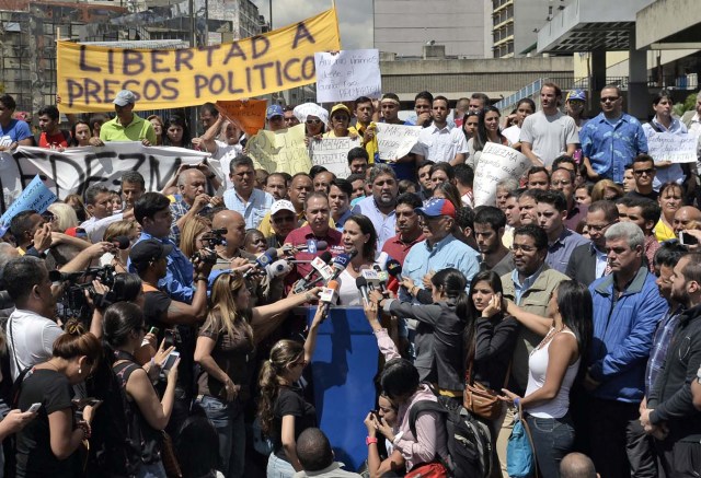 VENEZUELA-POLITCS-LEDEZMA-DEMO