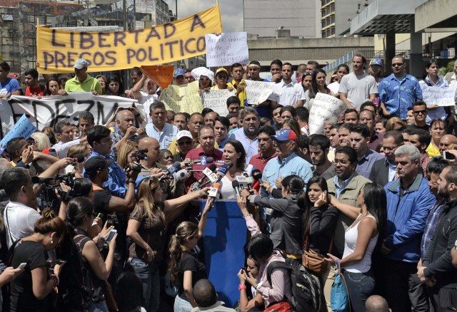 VENEZUELA-POLITCS-LEDEZMA-DEMO