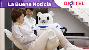 Crean un oso-robot para ayudar a personas con movilidad reducida