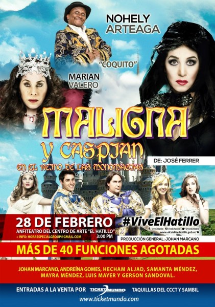 Flyer Maligna y Caspian sin logo