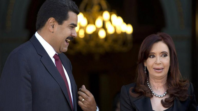 Maduro y Cristina