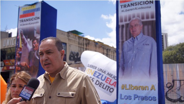 Caraqueños exigen la libertad de su alcalde Metropolitano Antonio Ledezma