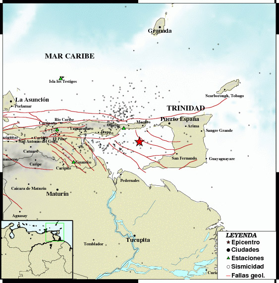 Sismo de magnitud 2.7 se registró en Sucre