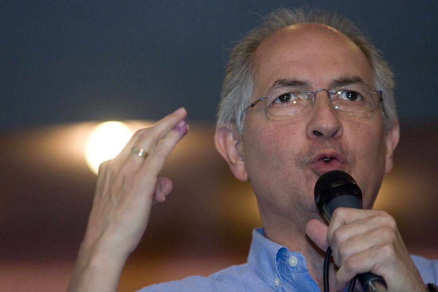 Ledezma le exige al CNE publicar la fecha de las elecciones parlamentarias