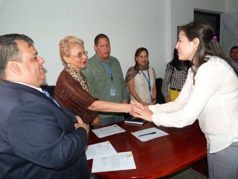 Visita de la Contraloria General de la Republica 1