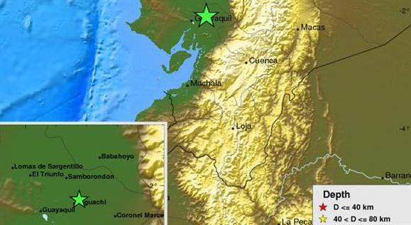 Temblor de 5,8 sacudió provincia costera de Ecuador