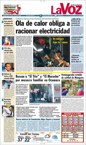 PORTADA LA VOZ