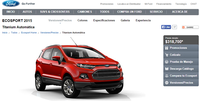 Ford-EcoSport-precio