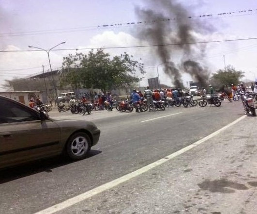 Cerrado paso a Quíbor por protesta contra la inseguridad