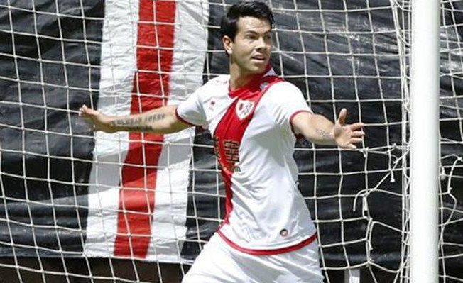 Miku celebra con gol cien partidos en Primera División española