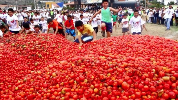 Foto: La tomatina se desata en Colombia / Reuters