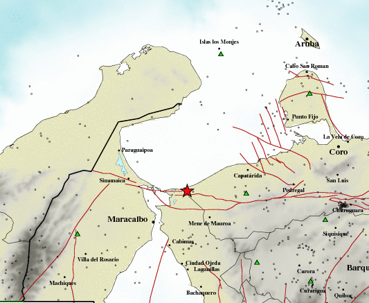 Sismo de 3.3 se sintió en el estado Zulia