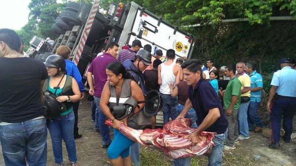 En dos meses, nueve camiones de productos básicos han sido saqueados (pura patria)