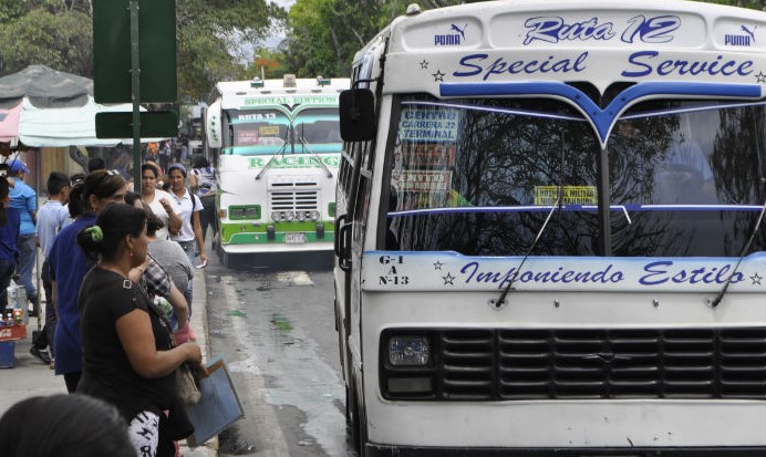 Sector transporte imposibilitado para mejorar el servicio