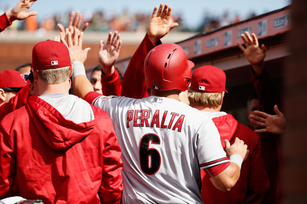 David Peralta bateó sexto bambinazo de la temporada