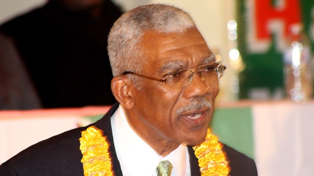 David Granger, presidente de Guyana (foto archivo)