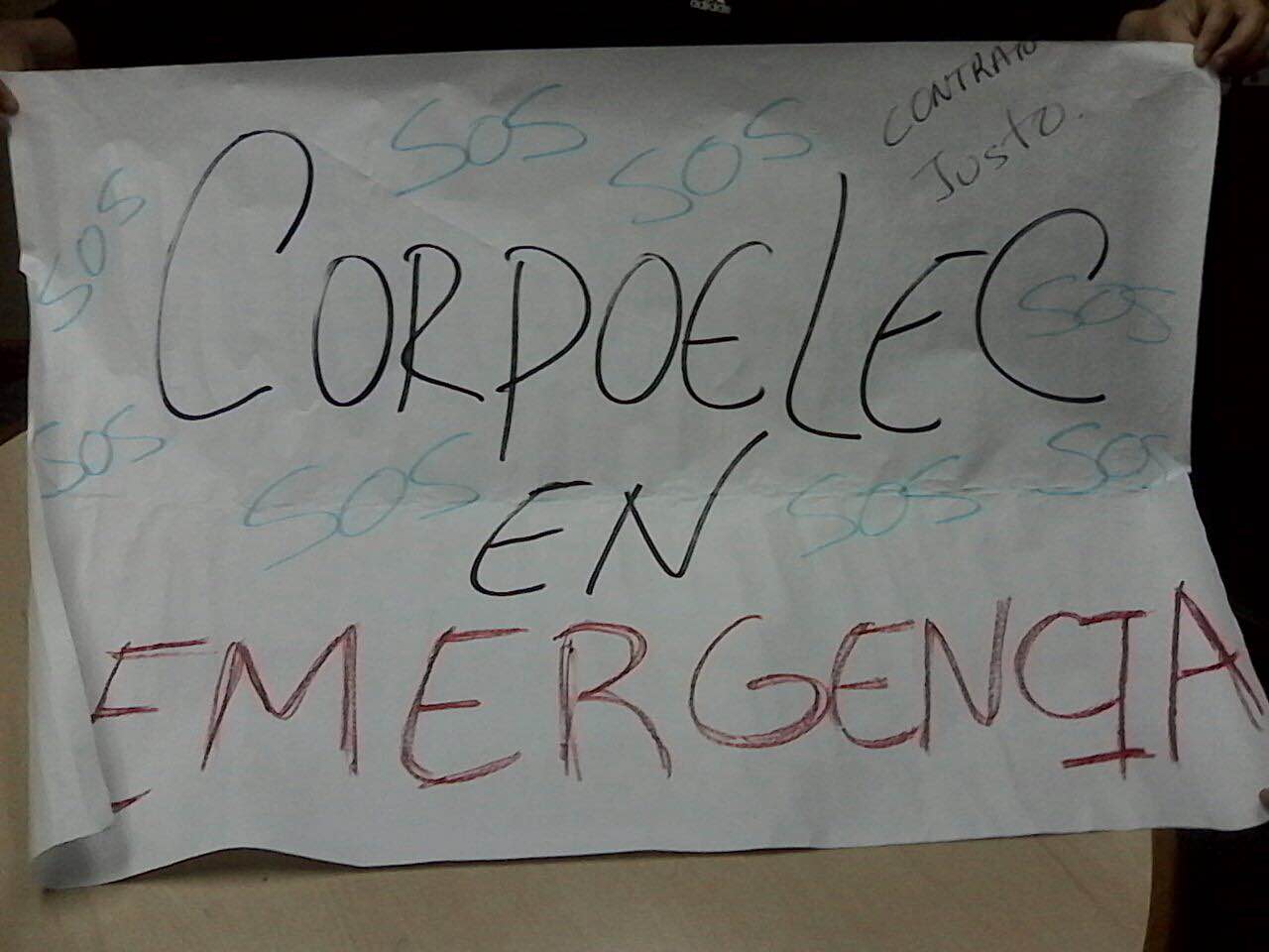 Alta tensión en Corpoelec por arresto de trabajadores