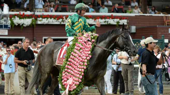 Javier Castellano ganó en atropellada el Whitney Handicap (Grado I)