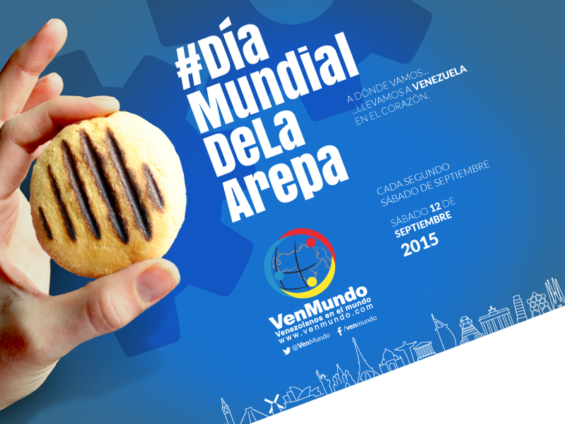 VenMundo en Colombia dedicará el #DíaMundialDeLaArepa a promover la hermandad entre pueblos con campaña #LaArepaNosUne