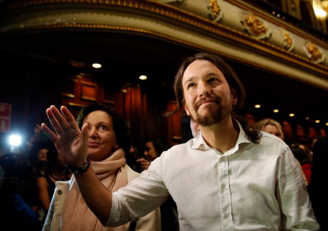 El líder de Podemos, Pablo Iglesias (Foto Reuters)