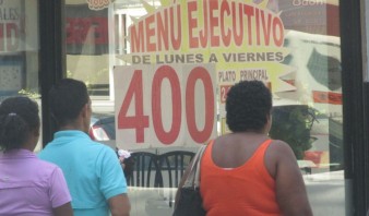 Almorzar en la calle cuesta al menos cuatro cesta tickets