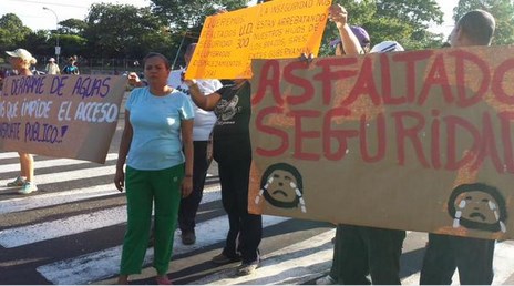 Habitantes de Guayana protestaron por falta de servicios básicos