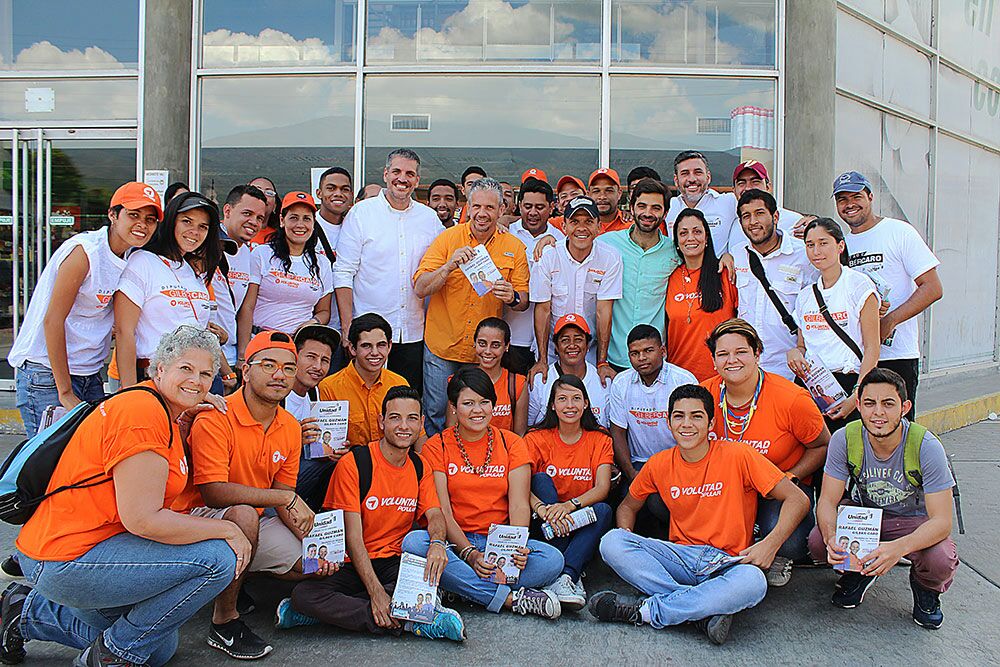 Jóvenes de Voluntad Popular llevan mensaje de cambio a los mirandinos