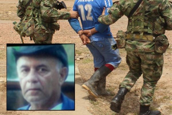 Rogelio Marulanda Marín fue capturado por el Ejército.(Foto: SUMINISTRADA - EL NUEVO DÍA)  