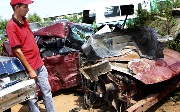 Salieron a probar el carro en la 72 de Maracaibo y se estrellaron