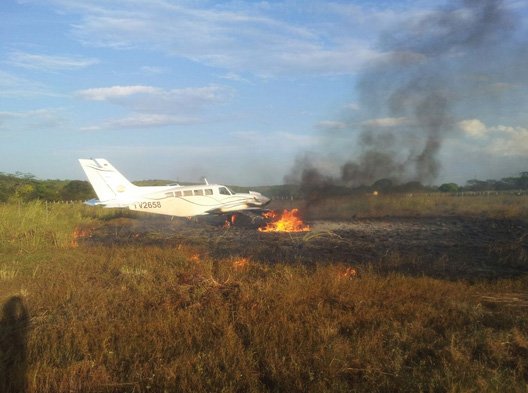 Avioneta donde se trasladaba el equipo de Lilian Tintori sufrió accidente en Guárico