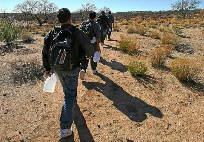 Migrantes centroamericanos malviven sin esperanza en la frontera de México