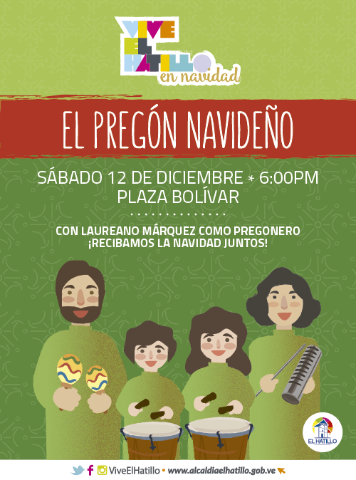 Vive El Hatillo te invita a disfrutar la Navidad en el municipio