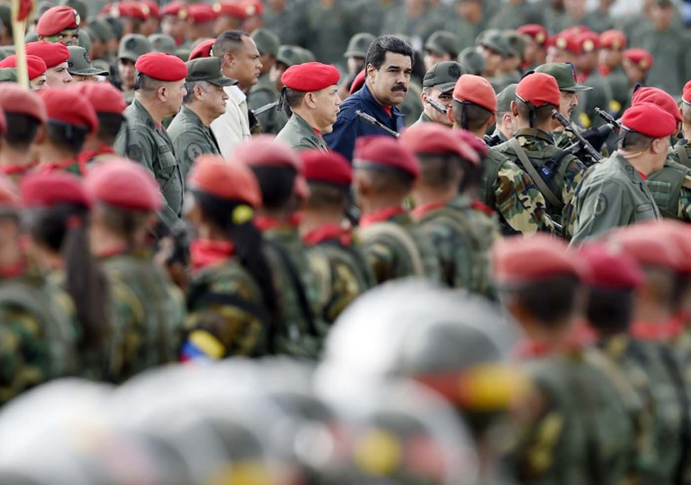 Los militares: la columna vertebral de Maduro