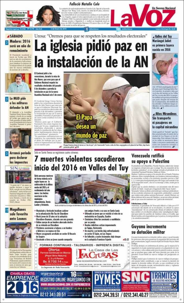 PORTADA LA VOZ