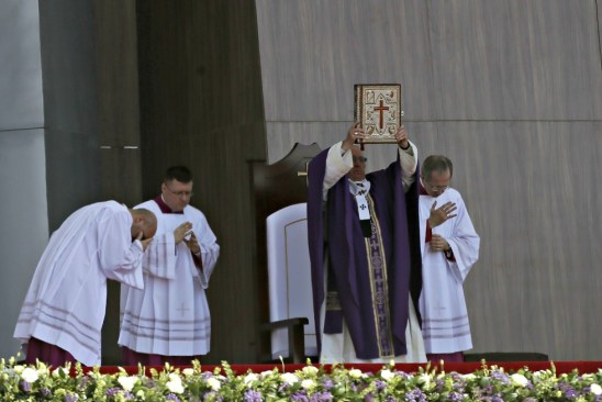 Foto: El papa Francisco en Ecatepec / EFE