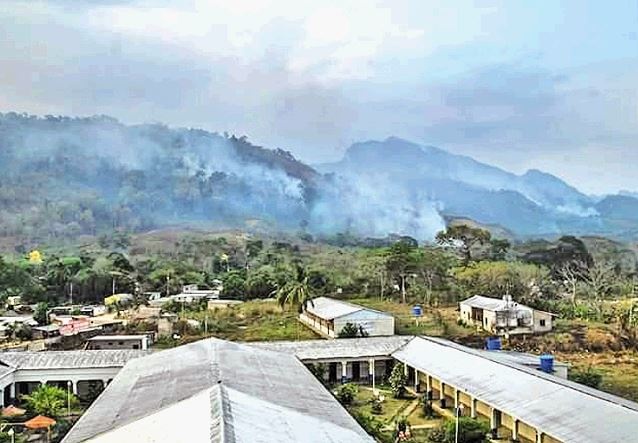 Tras mes y medio de haber comenzado el incendio, la Sierra de Perijá Sigue ardiendo