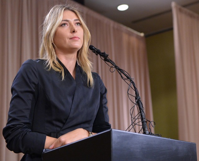 Sharapova anunció que dio positivo en un control antidopaje