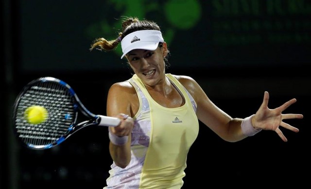 Muguruza avanza sin contratiempos a los octavos de final del Abierto de Miami